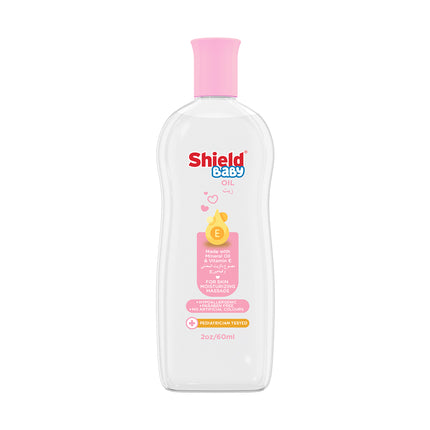 Baby Oil Formulated with Mineral Oil and Vitamin E